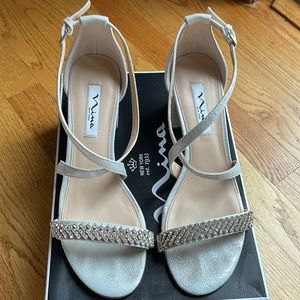 Nina Nora Silver heels